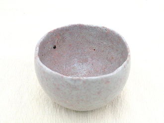 A contemporary wabi-sabi tea bowl