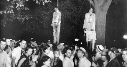 A lynching in Marion, Indiana, 1930.