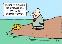 When it comes to evolution, timing is everything