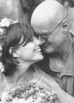 Ken Wilber and Marcia Walters at their wedding