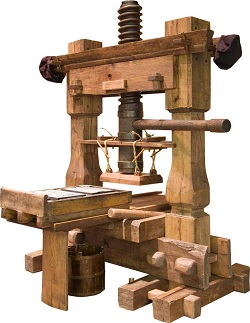 Gutenberg printing press