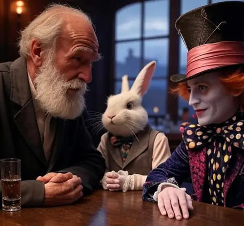 Down the Rabbit Hole, Interlocutions With the White Rabbit and Mad Hatter - Where's the Beer?