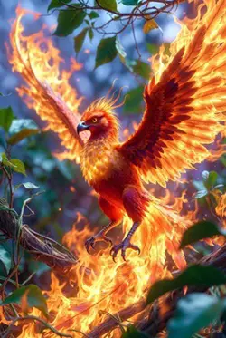 Simurgh, ancestor of the Phoenix