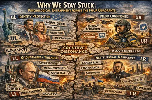 Why We Stay Stuck, Psychological Entrapment Across the Four Quadrantst