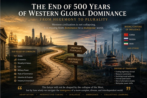 Why 500 Years of Western Global Dominance is Fading Away