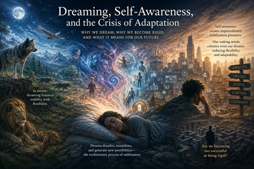 Dreaming, Self-Awareness, and the Crisis of Adaptation