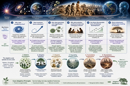 Big History from the Perspective of Adaptive Reorganization Theory