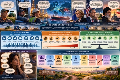 Who Gets to Decide What Matters? From Integral Politics to Adaptive Reorganization