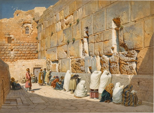 Carl Werner, Western Wall, 1879