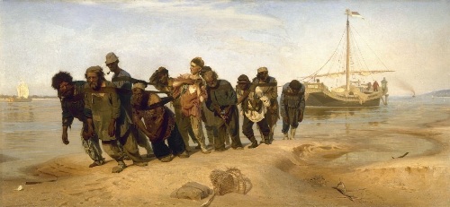 Barge Haulers on the Volga, Ilya Repin