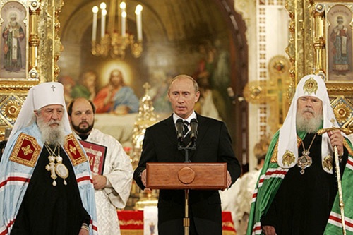 Putin has embraced the Orthodox Church