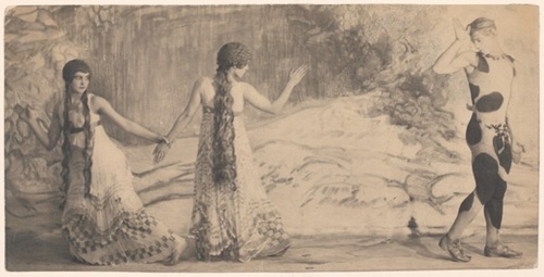Ballets Russe. Afternoon of the Faun featuring Nijinsky