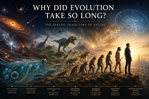 Why Did Evolution Take So Long?, The Erratic Trajectory of Nature and the Problem of Spiritual Direction