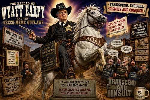 Transcend and Insult, The Ballad of Wyatt Earpy and the green-meme Outlaws