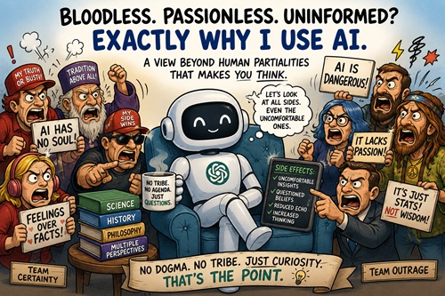 In Defense of the Bloodless Machine, Exactly why I use AI, 