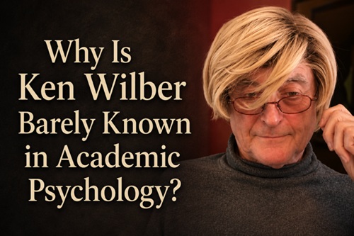 Why Is Ken Wilber Barely Known in Academic Psychology?