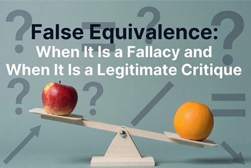 False Equivalence: When It Is a Fallacy and When It Is a Legitimate Critique