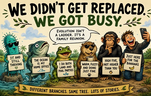 Why 'Primitive' Life Still Exists: Evolution, Persistence, and the Myth of Biological Replacement