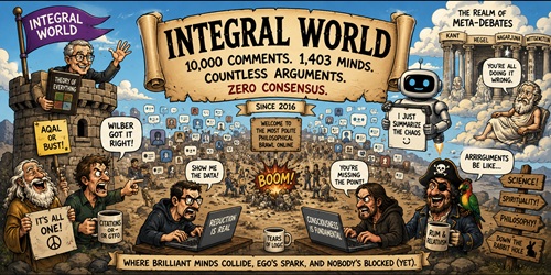 Integral World as a Discursive Ecosystem, What Ten Thousand Comments Reveal About an Online Intellectual Community
