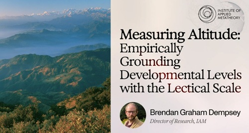 Measuring Altitude: Has Integral Theory Finally Validated 'Altitude'?