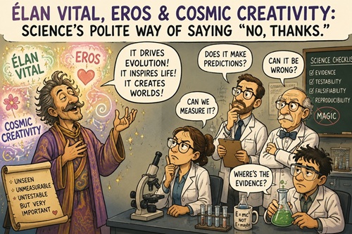 Why Science Will Never Accept &Eacute;lan Vital, Eros, or Cosmic Creativity, And why that is not a failure of imagination