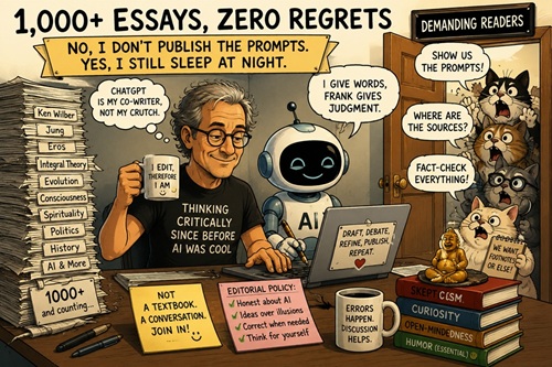 Why I Don't Fact-Check Every AI-Assisted Essay, On transparency, sources, prompts, and the editorial policy behind 1,000+ essays