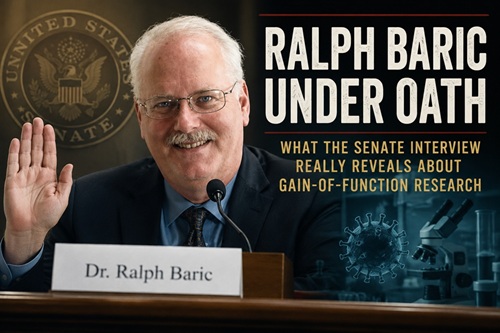Ralph Baric Under Oath: What the Senate Interview Really Reveals About Gain-of-Function Research