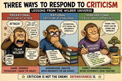 Beyond Defensiveness: Three Ways of Responding to Criticism, An Integral Reflection on the Reception of Wilber Criticism