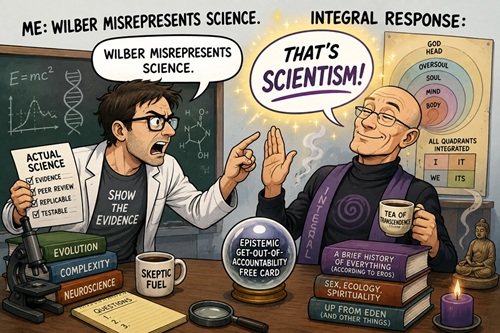 'Wilber Misrepresents Science' - 'That's Scientism!', Three Case Studies in the Integral Escape Route