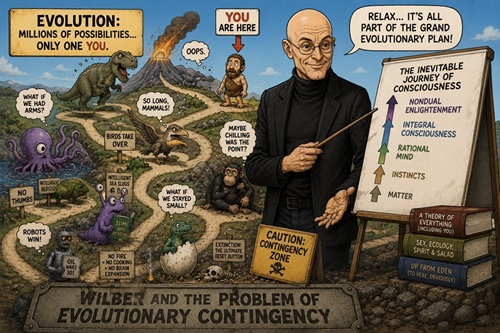 Wilber and the Problem of Evolutionary Contingency