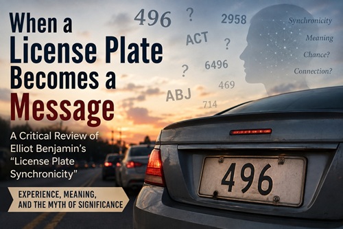 When a License Plate Becomes a Message, A Critical Review of Elliot Benjamin's 'License Plate Synchronicity'