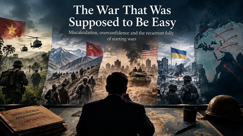 The War That Was Supposed to Be Easy, Miscalculation, overconfidence and the recurrent folly of starting wars