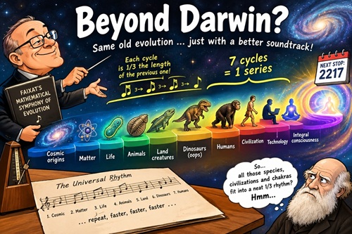 When Evolution Becomes a Cosmic Metronome, A Critical Review of Jos&eacute; D&iacute;ez Faixat's Beyond Darwin 