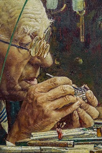 Watchmaker, Norman Rockwell