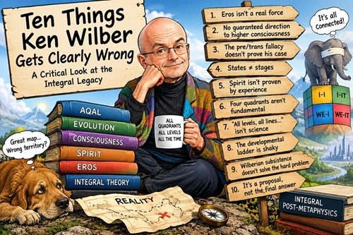 Ten Things Ken Wilber Gets Clearly Wrong, A Critical Inventory of the Integral Legacy