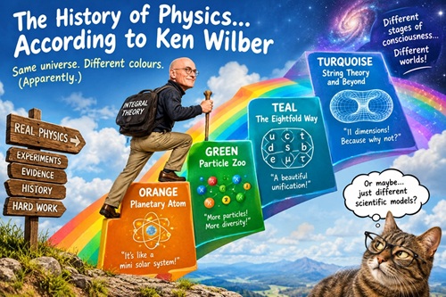 Ken Wilber's Orange, Green, Teal and Turquoise Universe - and the Trouble with Turning Scientific History into a Ladder of Consciousness