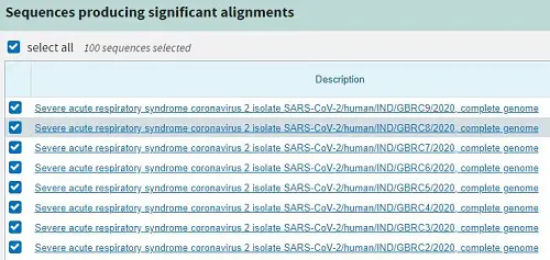 Search for viral DNA of SARS-CoV-2