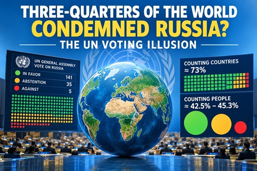 Three-Quarters of the World Condemned Russia? The UN Voting Illusion