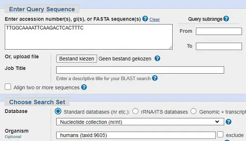 Basic Local Alignment Search Tool