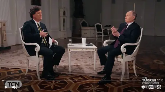 The Vladimir Putin Interview by Tucker Carlson