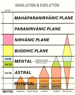 involution and evolution, Theosophy