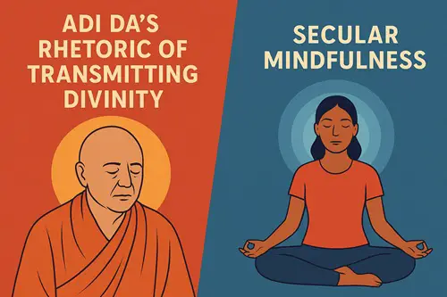 Two Models of Inner Transformation, Adi Da's Rhetoric of Transmitted Divinity Versus Secular Mindfulness