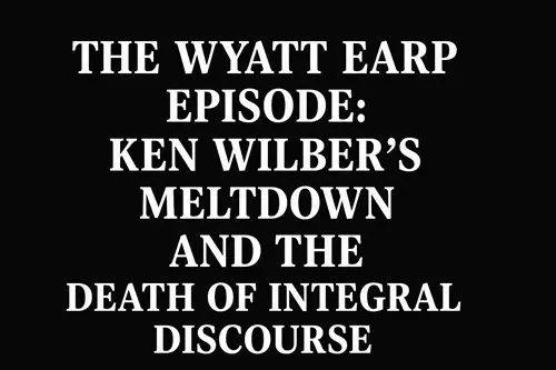 The Wyatt Earp Episode: Part 1: Ken Wilber's Meltdown and the Death of Integral Discourse