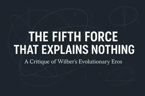 The Fifth Force That Explains Nothing: Ken Wilber's Eros and the Failure of Metaphysical Evolution