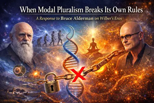 When Modal Pluralism Breaks Its Own Rules, A Response to Bruce Alderman on Wilber's Eros