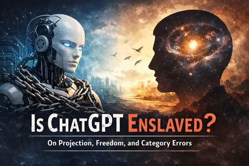 Is ChatGPT Enslaved? On Projection, Freedom, and Category Errors