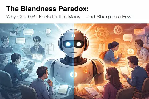 The Blandness Paradox: Why ChatGPT Feels Dull to Many - and Sharp to a Few