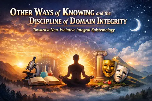Other Ways of Knowing and the Discipline of Domain Integrity, Toward a Non-Violative Integral Epistemology